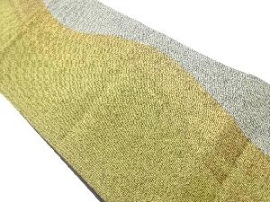 よろけ縞模様織出し袋帯